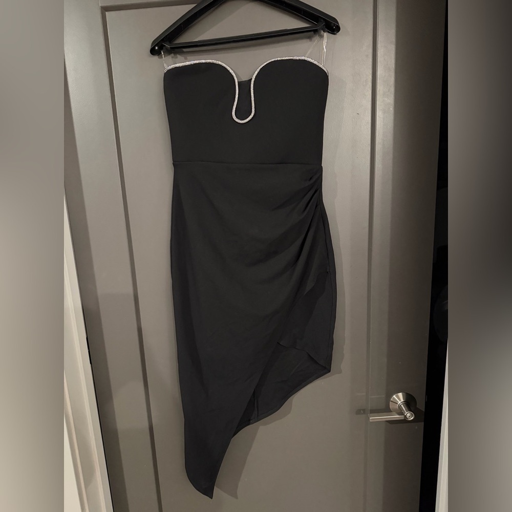 Emerald Sundae Strapless BodyconDress with Rhinestone Sweetheart Trim size XL - Picture 2 of 9